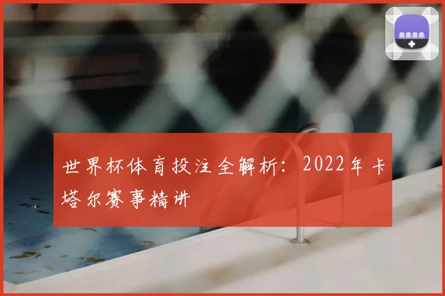世界杯体育投注全解析：2022年卡塔尔赛事精讲